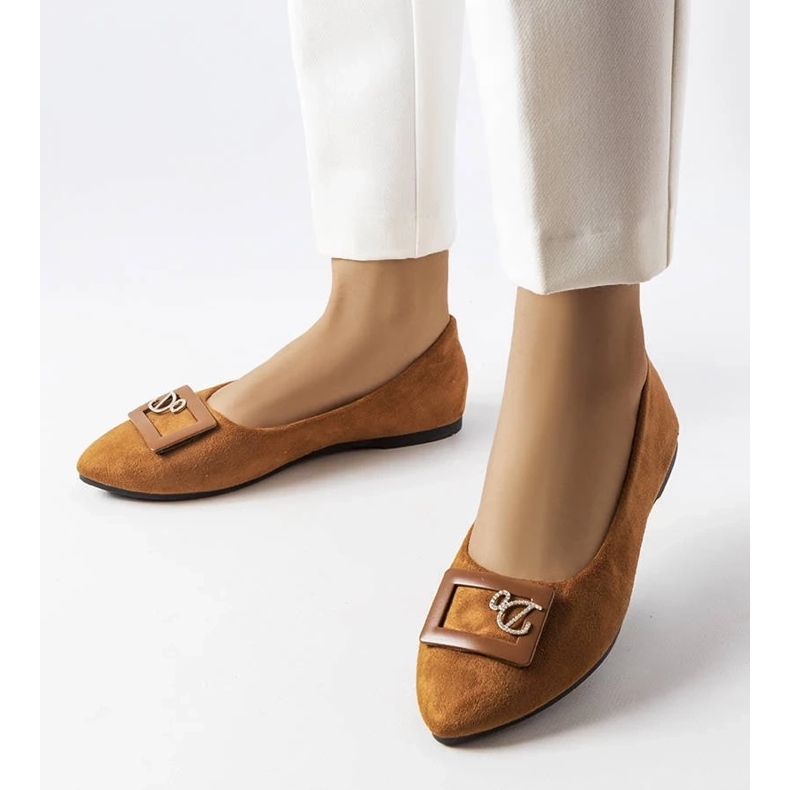 D/GMR Bruna ballerinor dekorerade med strass från Fleming