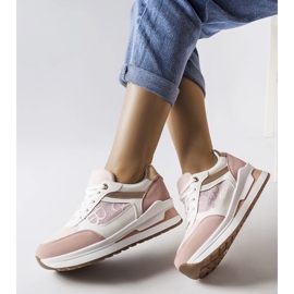 D/GMR Rosa sneakers med mönstrat inlägg från Genovesee