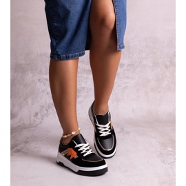 D/GMR Svarta eko mocka sneakers från Kollins