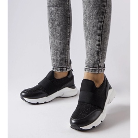 D/GMR Svarta sneakers med strass från Algiso