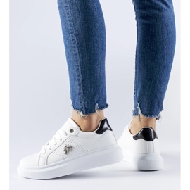 D/GMR Vita sneakers med Fairfax-applikation i zirkon