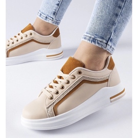 D/GMR Beige sneakers på Mayfield-plattformen