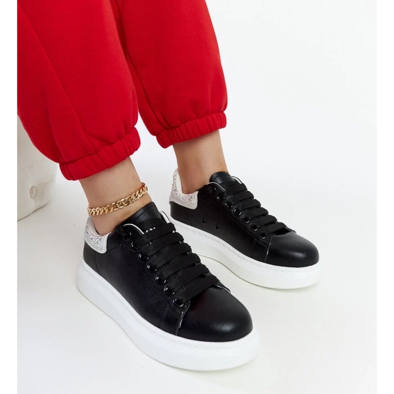 D/GMR Svarta sneakers på Goe JJ2N4052 -plattformen