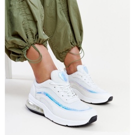 Vita sneakers med Jelek hologram