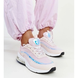 Rosa sneakers med Jelek hologram