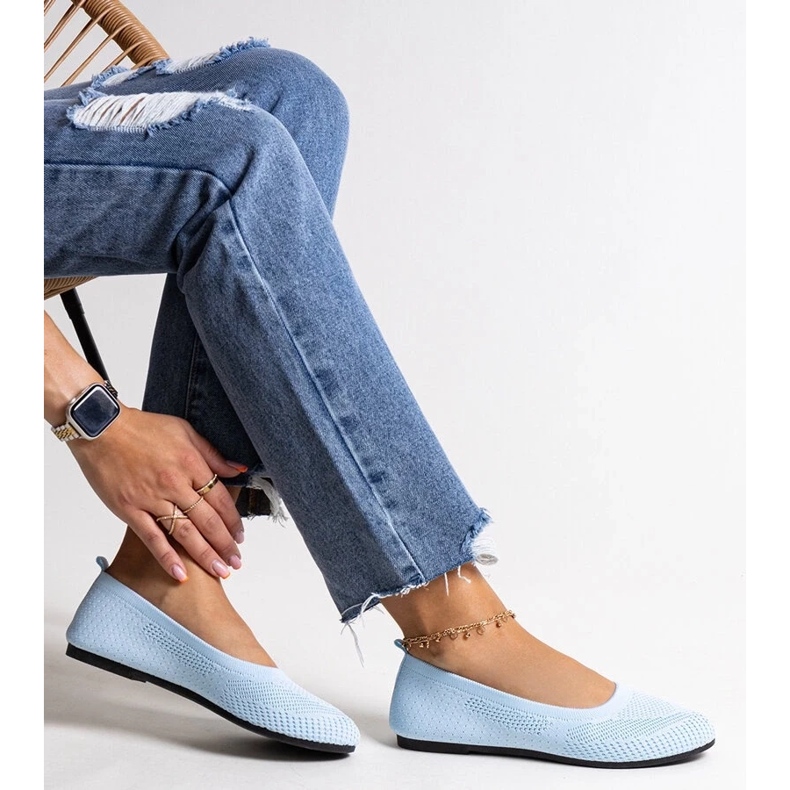 D/CEO Balettkläder i blått tyg från Yafia