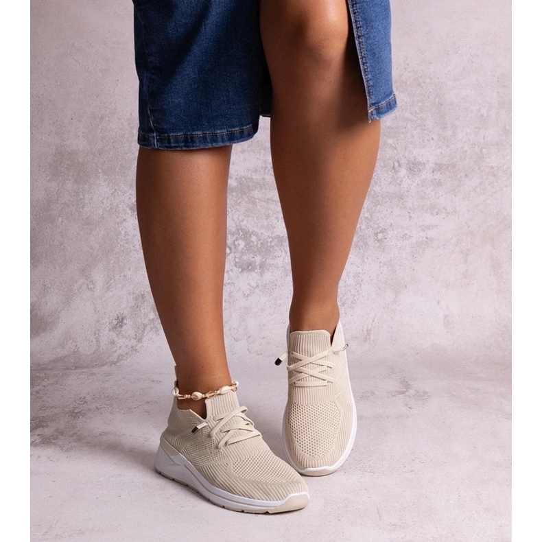 D/CEO Beige Gaberla slip-on sneakers