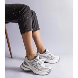 D/CEO Gråa damsportsneakers från Limon