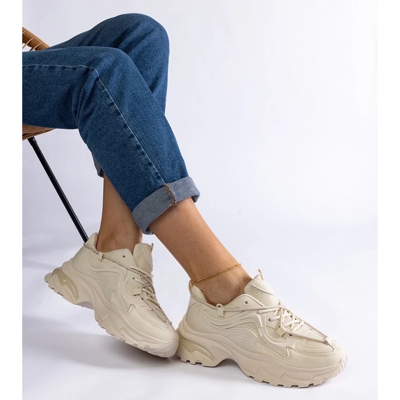 D/CEO Beige damsportsneakers Urena