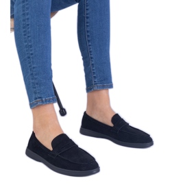 Black Classic OpenWork Loafers från Ekozamsz svart