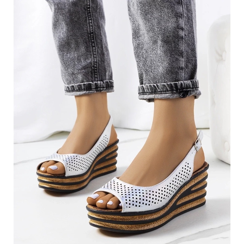 D/CEO Silver espadrillor på Griner wedge silver-