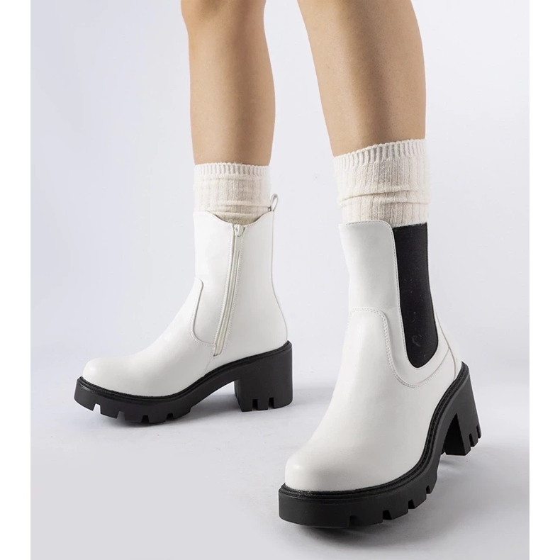 D/CEO Vita isolerade stövlar med Hattiesburg-block