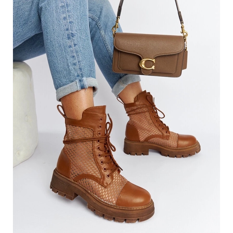 D/CEO Bruna genomskinliga Waldeck-stövlar