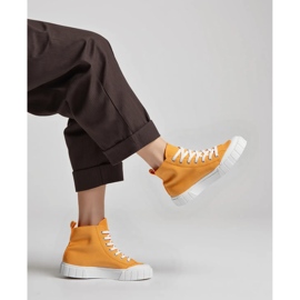 Kvinnors arvor orange sneakers