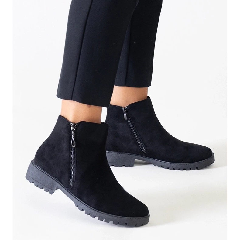 D/CEO Svarta stövlar med metallinlägg, ekomocka Branda