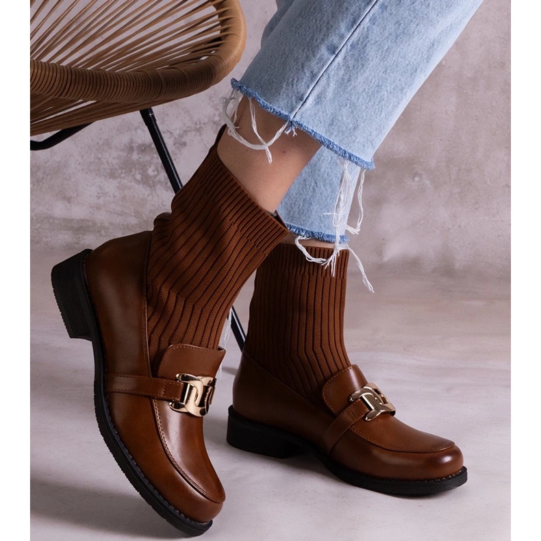 D/CEO Bruna stövlar med ovandel i tyg från Krisa