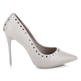 Vices New Collection Pins med strass grå