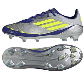 Adidas f50 pro messi fg jr8023 silver fotbollskor silver-