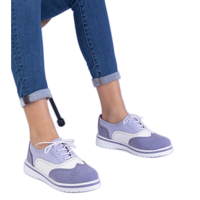 Violet Classic Oxford Shoes violett