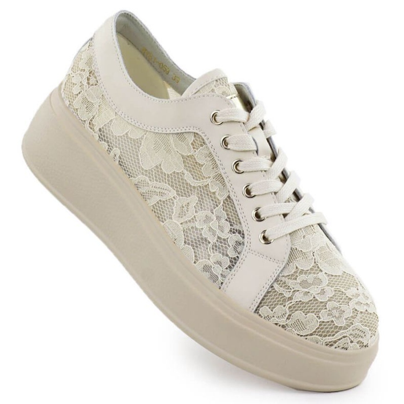 S.Barski Skor på plattformen S. Barski HY51-059 Beige