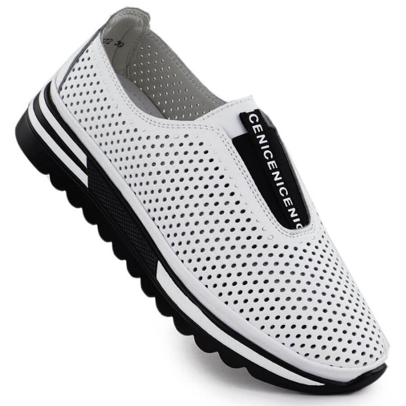 S.Barski OpenWork Sports Shoes S. Barski LR51-672 White vit