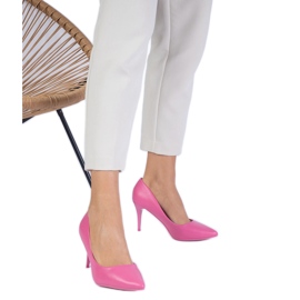 Pink Classic Eco -Leather Pumps rosa