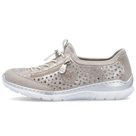 Rieker L32P6-90 Silver Openwork Sports Shoes