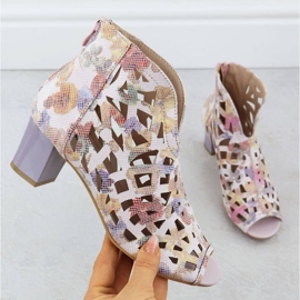 M.Daszyński Öppna tå Openwork Boots M. Daszyński i MR1954-15 SAN32C