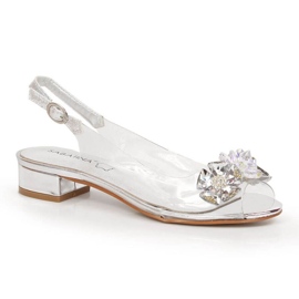 Sabatina sab126a sandaler tansparenty silver-