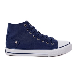 Women's High Sneakers Big Star DD274333 Navy Blue blå