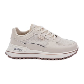 Kvinnors sneakers Big Star NN274A088 Lätt beige