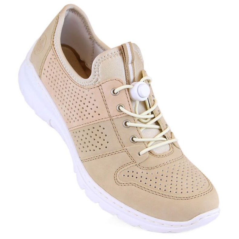 Rieker L3254-62 Beige sportskor