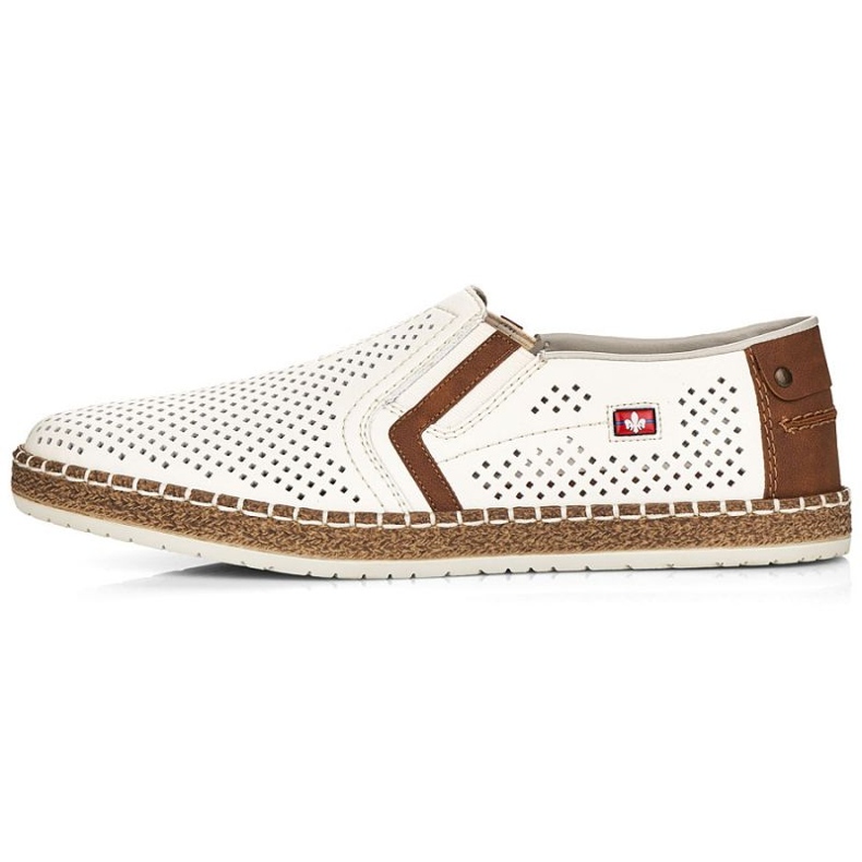 Rieker B5297-80 Vita öppningsskor