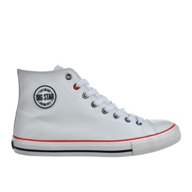 Herrskor höga sneakers Big Star NN174305 White vit