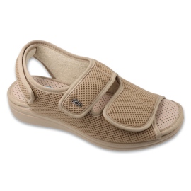 Dr.orto befado kvinnors kardborrsandaler PU 077D005 Beige