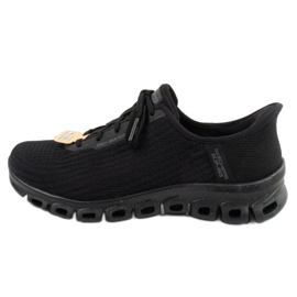 Skechers Glide Steg 104571/BBK Black Shoes With Membrane svart