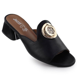 Slyckor på pelaren svart med dekoration Jezzi 214