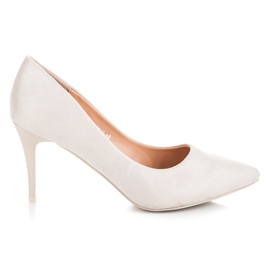 Ideal Shoes Höga klackar i mocka brun