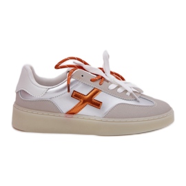 Silver kvinnors låga sportskor silver-