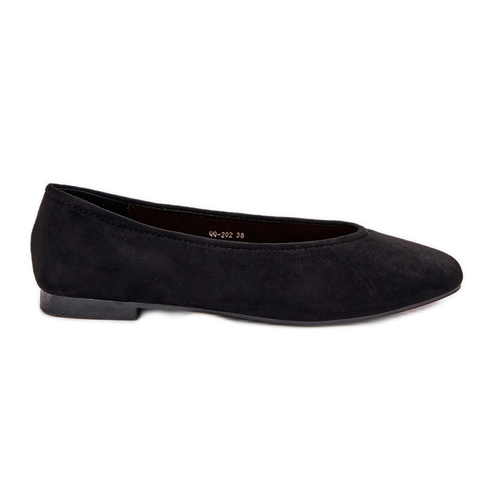 Klassisk Eco Black Ballerinas svart