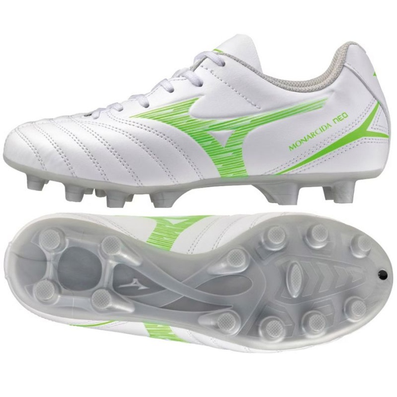 Mizuno Mizuno Neo III Välj P1GB252537 fotbollsskor vit