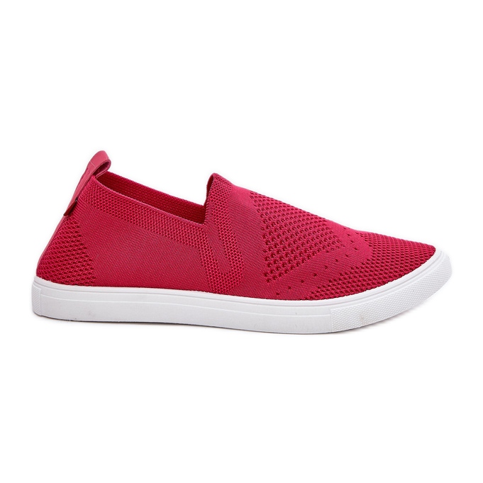 Kvinnors slip-on Big Star FF274A605 Fuksja rosa