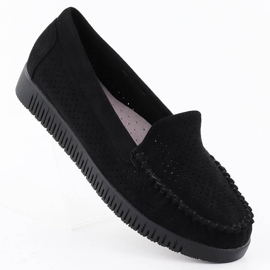 Moccasins Openwork vävstolar Black Potocki 25-11316 svart