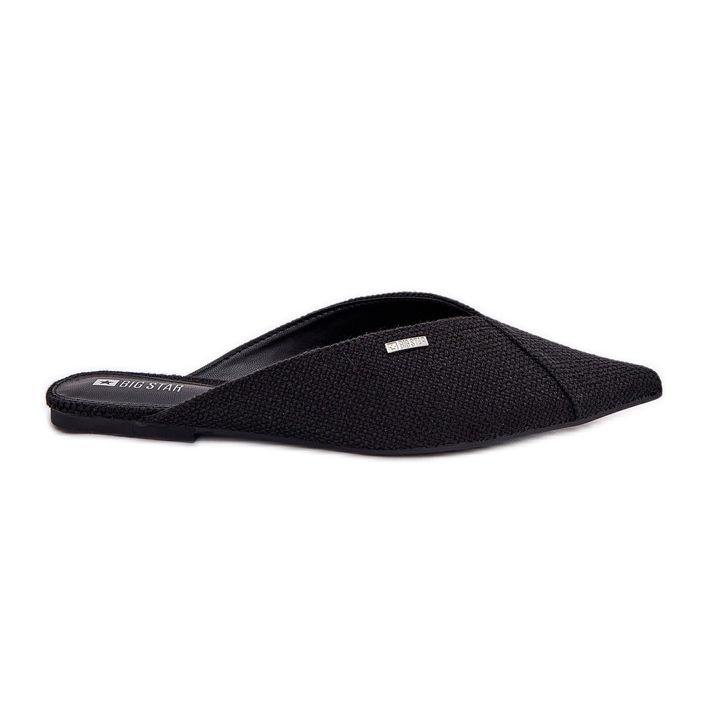 Kvinnors flip flops med spetsiga tår Big Star RR274210 svart