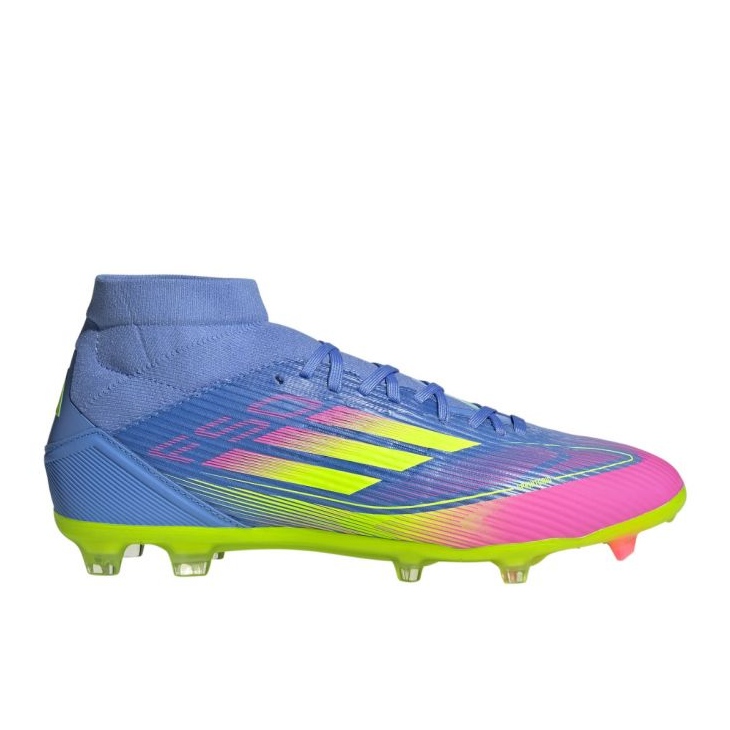 Adidas f50 liga fg/mg mid ji0436 fotbollsskor blå