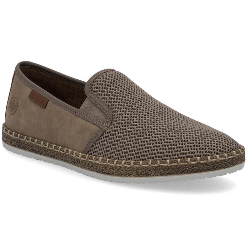 Herrskor infogade Beige Rieker B5265-65