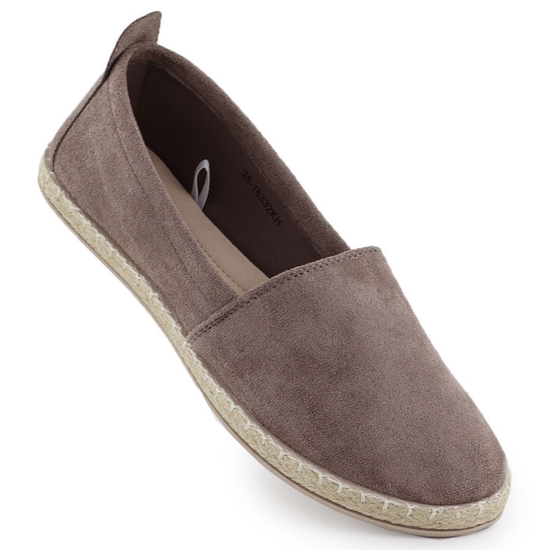 Kvinnors espadrilles gled mocka khaki potocki py16332 grön