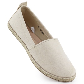 Espadrilles kvinnors insatt mocka beige potocki py16332