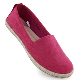 Espadrilles kvinnors slip -in mocka fuchsia potocki py16332 rosa
