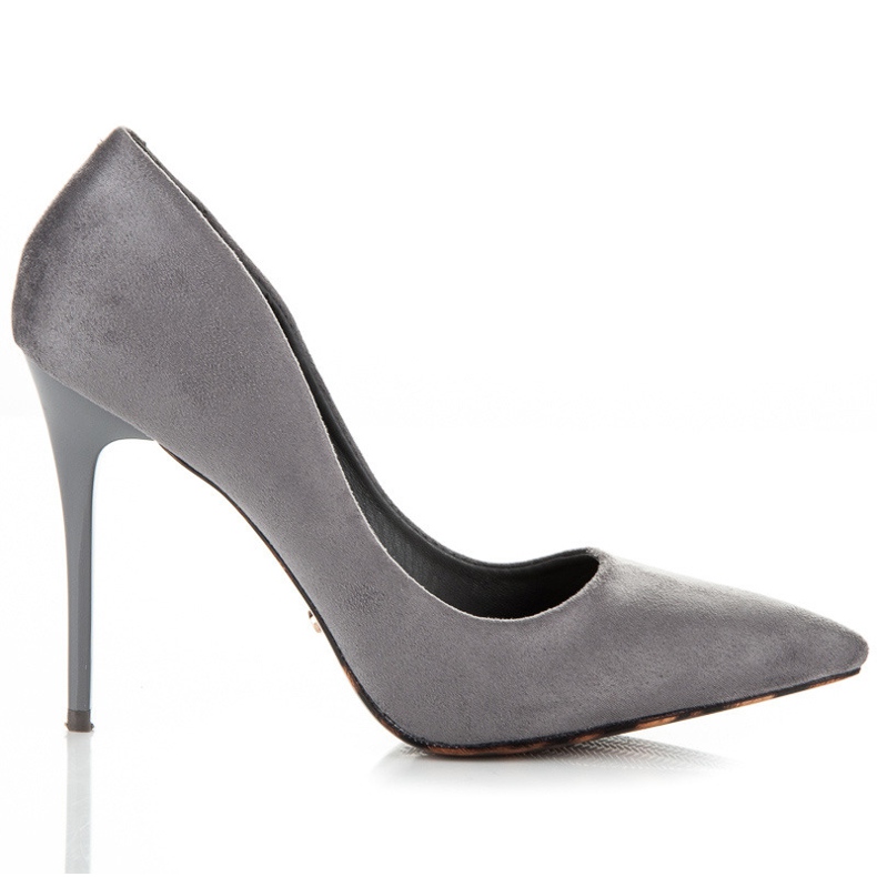 Seastar Leopard stil klackar grå